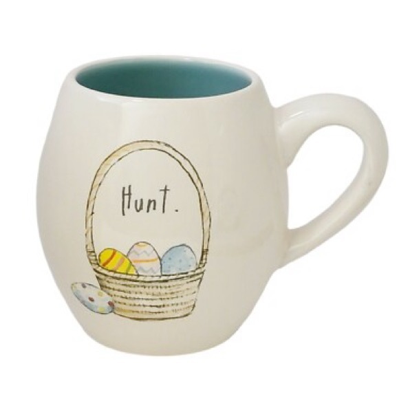 Magenta x Rae Dunn Other - Magenta x Rae Dunn White Easter Mug with Basket Design